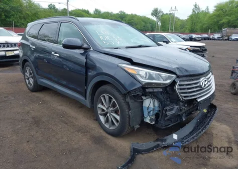 2017 Hyundai Santa Fe Se из США, поврежденный, VIN KM8SM4HF8HU167087